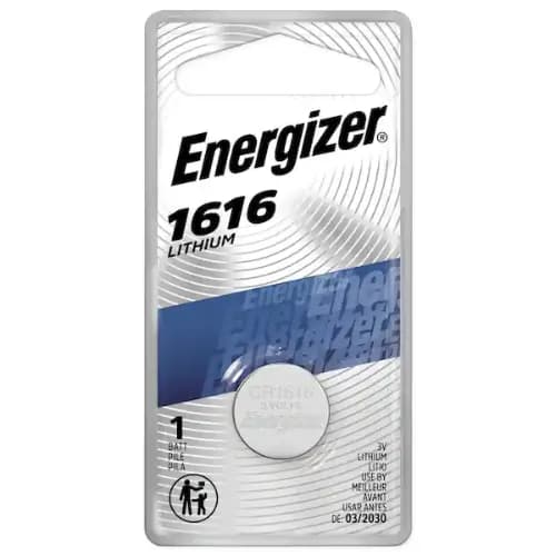 Energizer 3V Lithium Battery 1616 Mercury Free 1 Piece