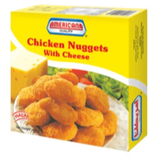 Americana Frozen Chicken Nuggets With Cheese (400G+200G Free) 600 Gr