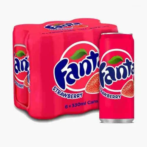 Fanta Strawberry 6 X 330Ml