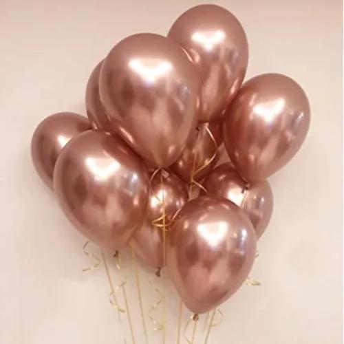 Rosegold Chrome Balloons