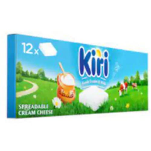 Kiri Spreadable Cream Cheese 12 Portions 216G