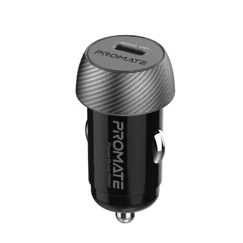 Promate Mini 20w USB-C Power Delivery Car Charger