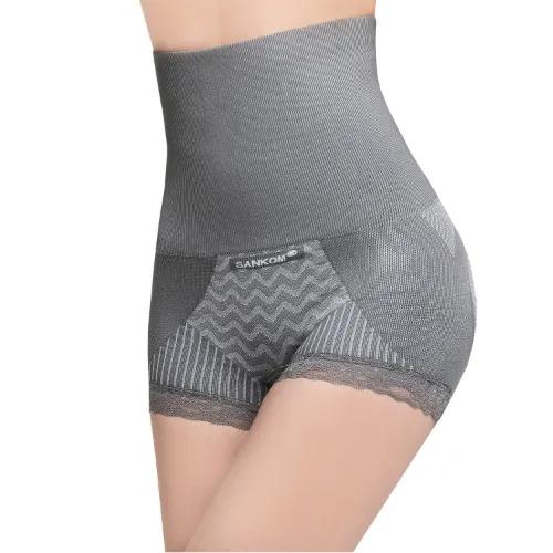 Sankom Patent Body Shaper Briefsbamboo Posture  Grey - 013-Bm S/M