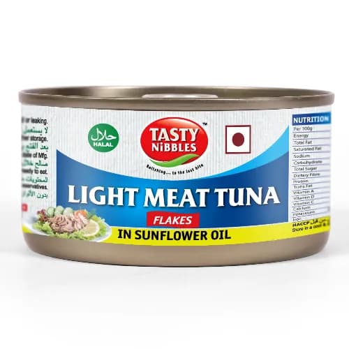 Queen Light Meat Tuna Flakes In Sunflower Oil 185gm