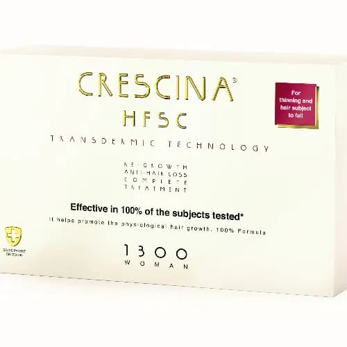 Crescina Complete Woman 1300 Hair Amp. 20 S (Buy 1 Get 1 Free)