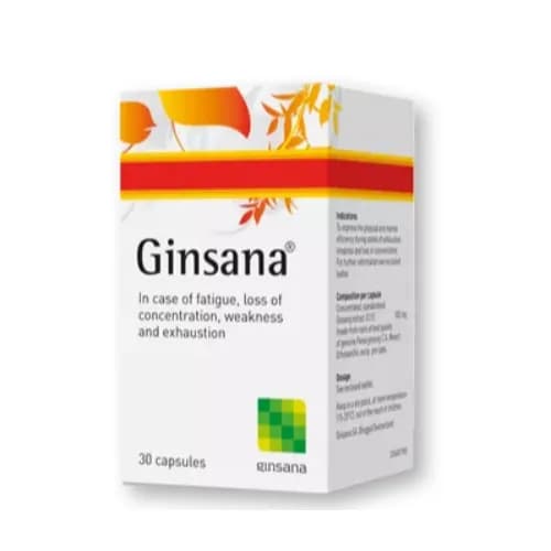 Ginsana G115 Capsules 30'S