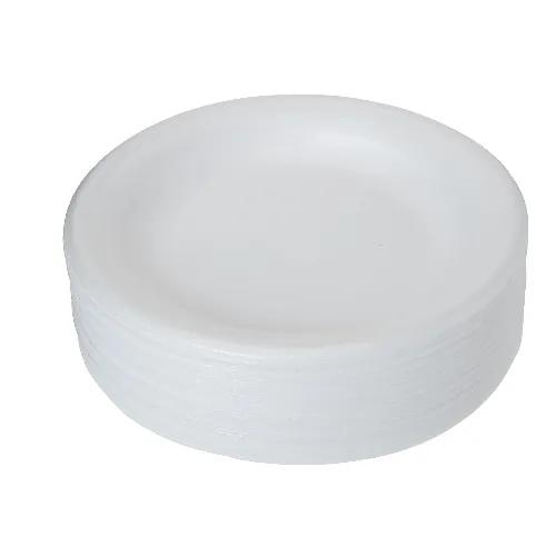 Food Pack 10 Inch Disposable Foam Plates 25 Per Pack