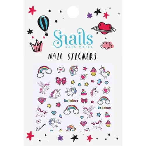 Snails Nail Stickers-Unicorn