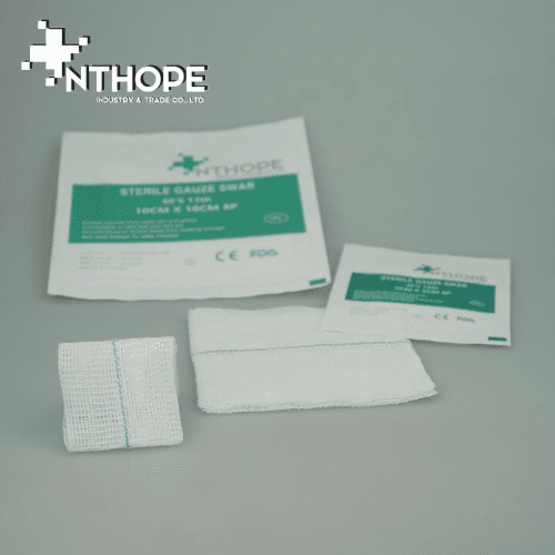 Nthope Gauze Swabs Sterile 10X10Cm-8Ply 100S/Pack