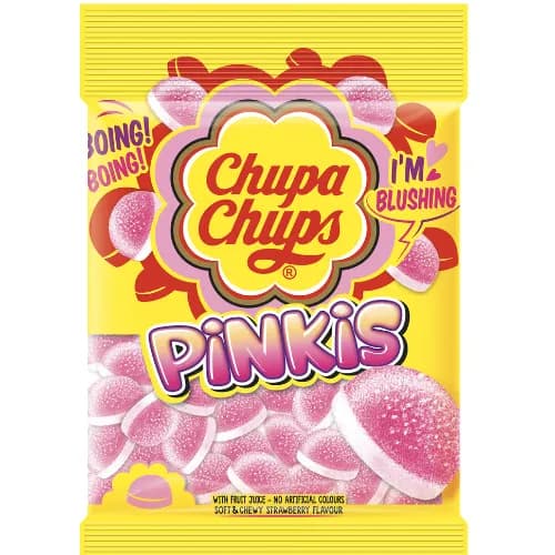 Chupa Chups Jellies Pinkis With Fruit Juice 160 Gr