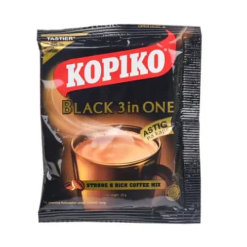 Kopiko 3 In 1 Instant Black Coffee 25G