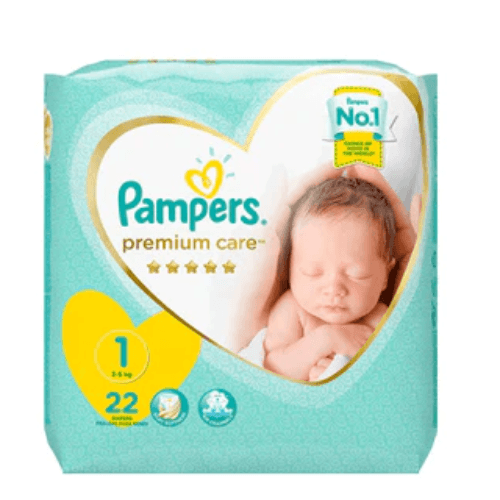 Pampers P/Care # 1 22`S