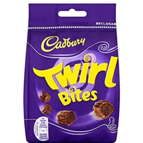 Cadbury Twirl Chocolate Bites 95 Gr