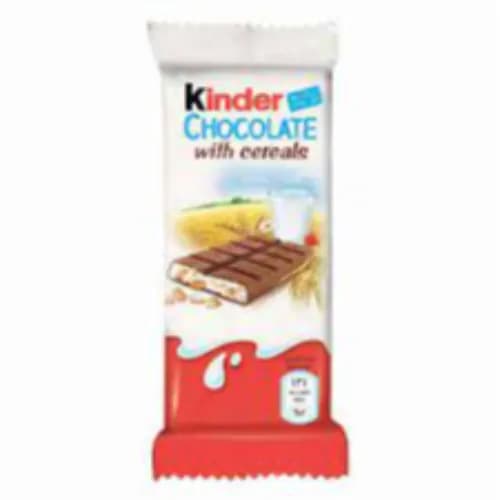 Kinder Milk Chocolate Slab With Cereals 23.5G