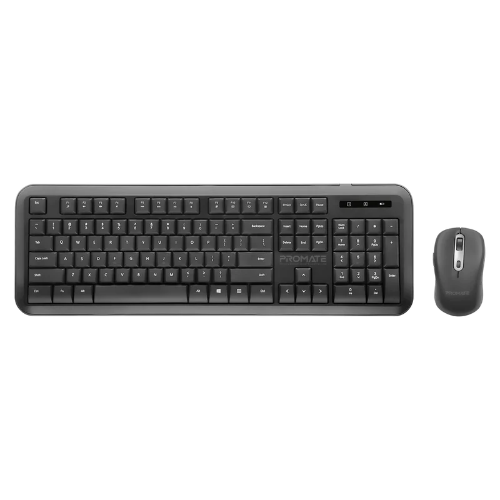 Promate Procombo-6 Dual Interface Full Size Wireless Keyboard & Mouse Combo