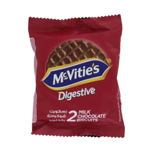 Mcvitie’S Digestive Milk Chocolate Coated Wheat Biscuits 2 Pieces 33.3G