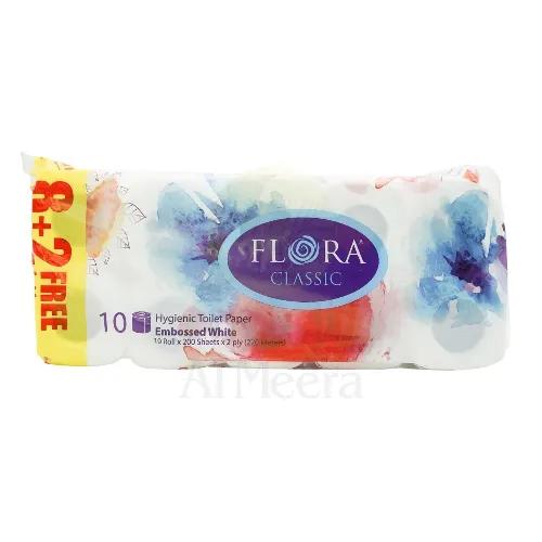 Flora Toilet Roll 10X200S