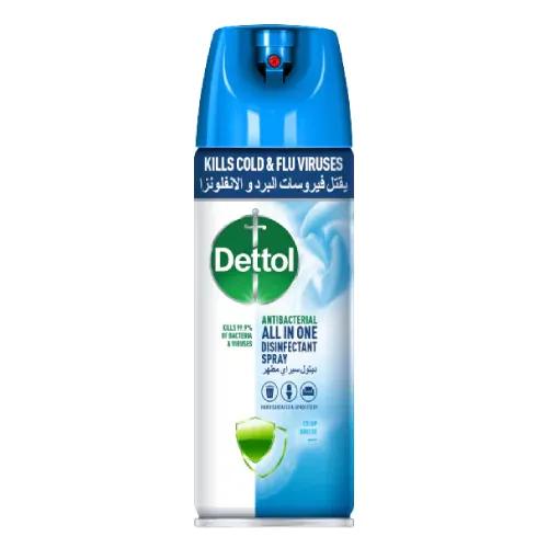 Dettol Antibacterial All In One Disinfectant Spray Crisp Breeze Scent 450 Ml