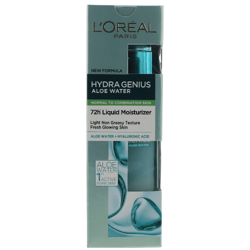 Loreal Hydra Genuis Aloe Water Normal To Vombination Skin 70 Ml