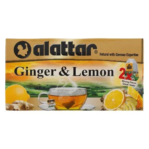 Al Attar Ginger & Lemon Tea 25 Per Pack