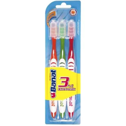 Banat Economic Toothbrush- Medium (2+1)