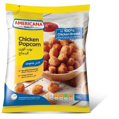 Americana Frozen Chicken Popcorn 750 Gr