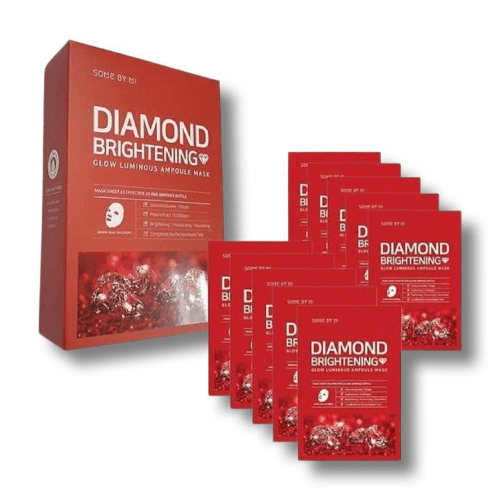 SOME BY MI - Diamond Brightening Glow Luminous Mask 10 Sheets (Buy 1 Bet 1 Free)