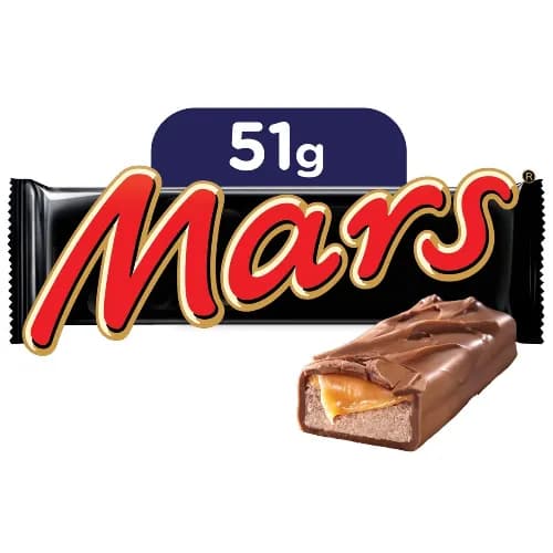 Mars Chocolate Bar 51G