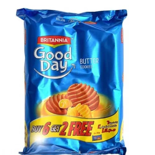 Britannia Butter Cookies (6+2 Free) 8 X 81 Gr