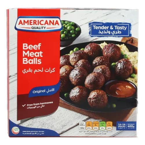 Americana 16 Beef Meat Balls 400gm