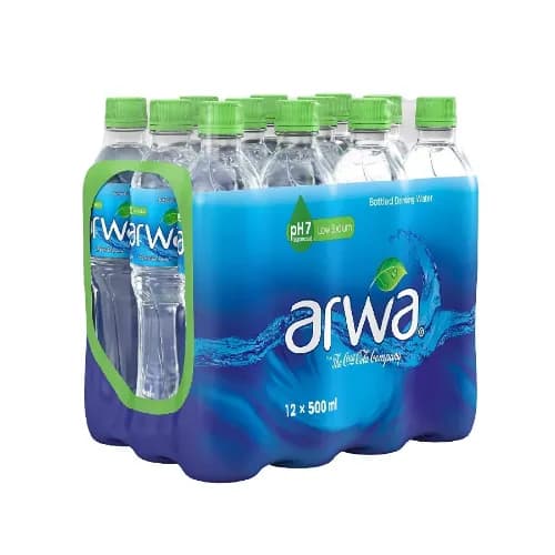 Arwa Water (12X500Ml) - Low Sodium 12 X 500 Ml