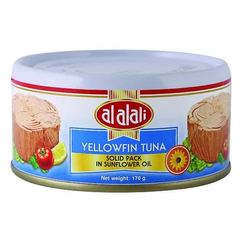 Al Alali Yellowfin Solid Tuna In Sunflower Oil 170 Gr