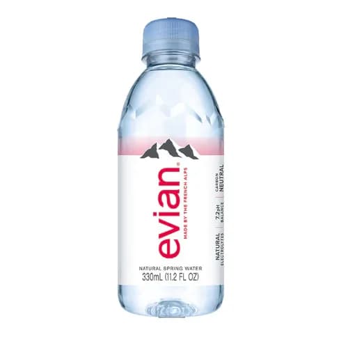 Evian Natural Mineral Water 330Ml