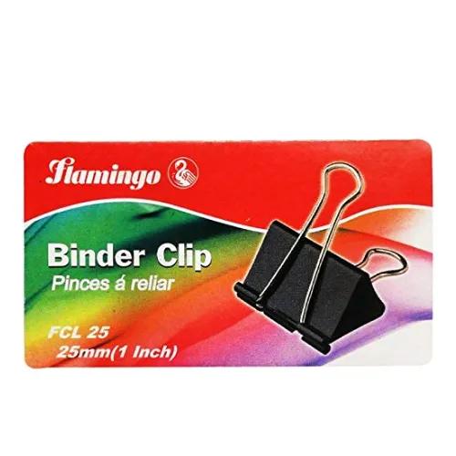 Flamingo 25Mm Binder Clips 12 Per Pack