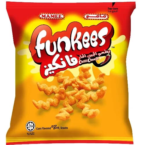 Funkees Chili Cheese Corn Snacks 60G