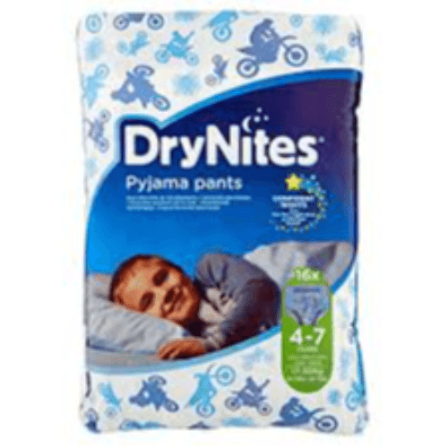 Huggies Drynites Pyjama Pants Boy 4-7 Year Boy 16S