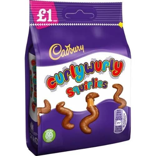 Cadbury Curlywurly Squirlies 95 Gr