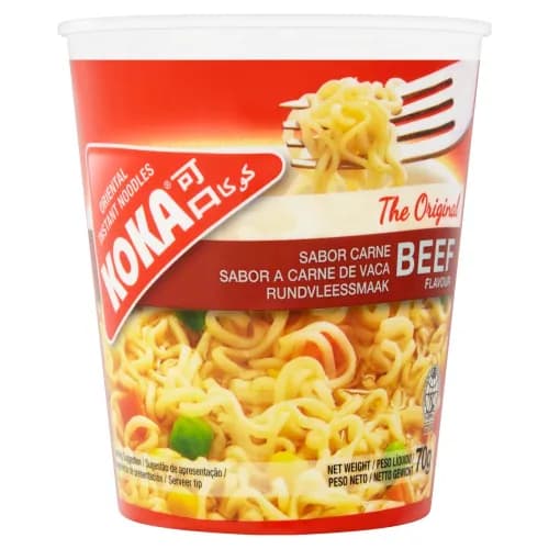 Koka Instant Noodles Cup Beef Flavor 70G