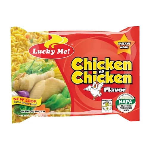 Lucky Me Instant Noodles Chicken Flavor 55G