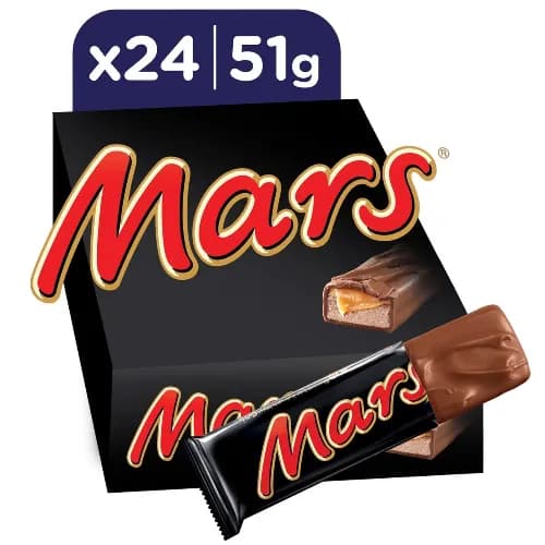 Mars Chocolate Bars 24 X 51G