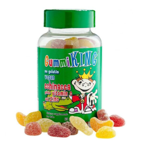 Gummiking Echinacea + Vitamin C + Zn Gummies - 90'S