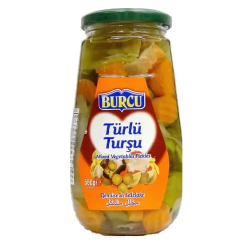 Burcu Mixed Vegetable Pickles 560 Gr