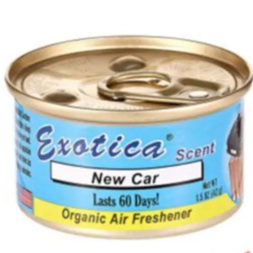 Exotica Organic Car Air Freshener New Car Scent 42G