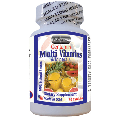 Healthwise Centamin Multi Vit Tab 60S