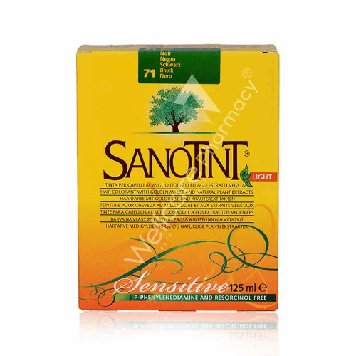 Sanotint 71 Natural Black Hair Colour 125Ml