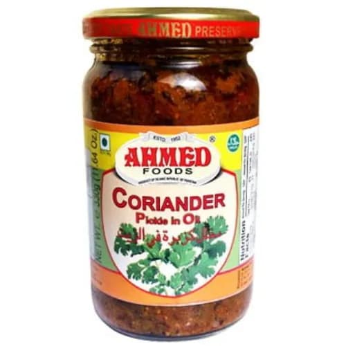 Ahmed Foods Coriander Pickle In Oil 330 Gr