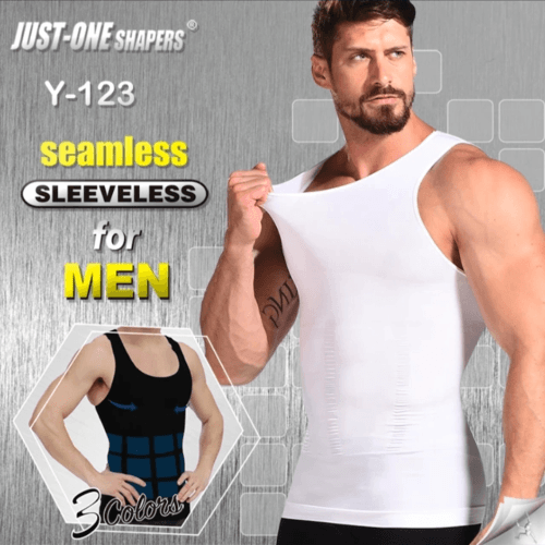 Just-One Shapers Men Slimming Vest 2Xl-3Xl  (Buy 2 Get 1 Free)