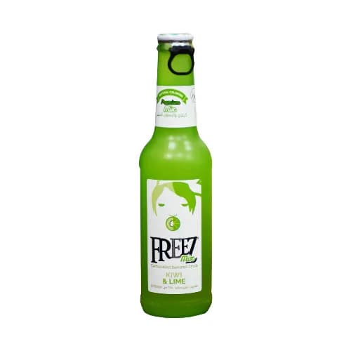 Freez Mix Carbonated Kiwi & Lime Drink Glass Bottle 275Ml