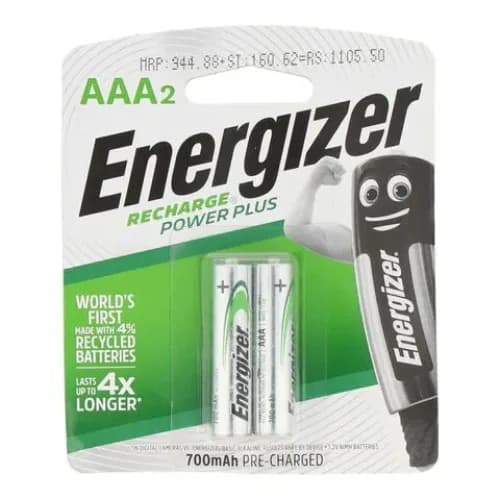 Energizer Recharge Power Plus 1.2V Aa Alkaline Batteries 2 Per Pack