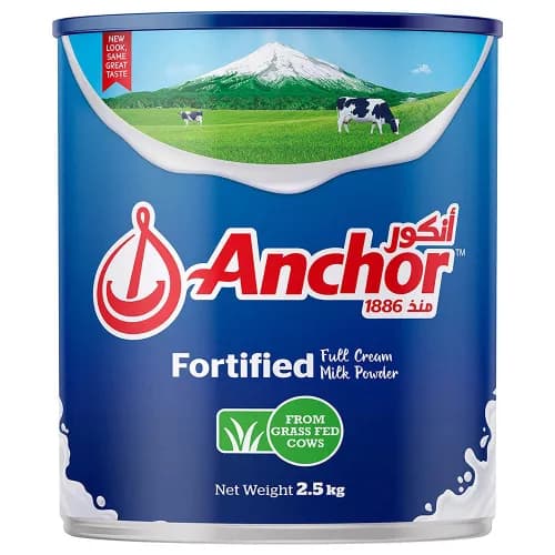 Anchor Fortified Full Cream Milk Powder 2.5 Kg